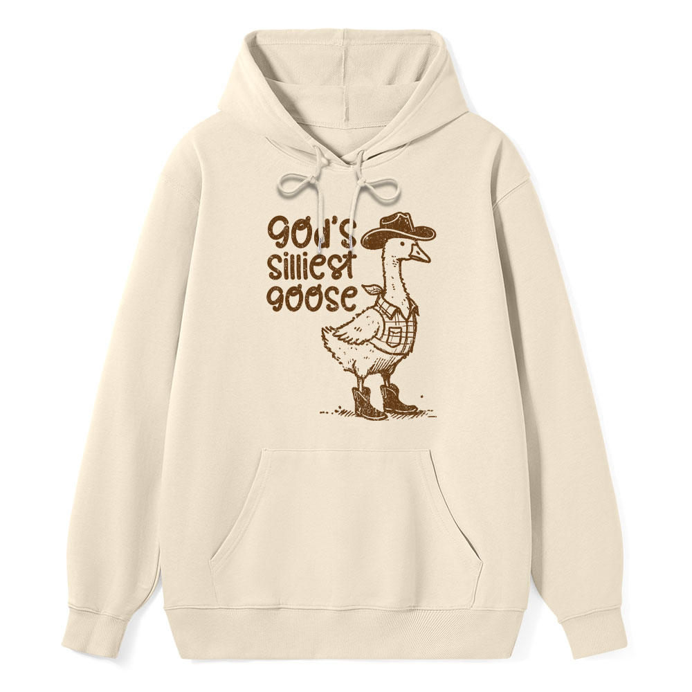 God's Silliest Goose Classic Christian Hoodie