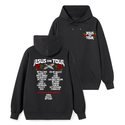 Jesus On Tour Classic Christian Hoodie