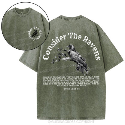 Consider The Ravens Christian Washed T-Shirt