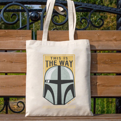 This Is The Way Christian Canvas Tote Bag