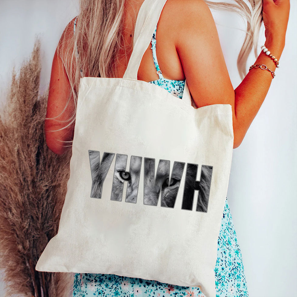 YHWH Christian Canvas Tote Bag