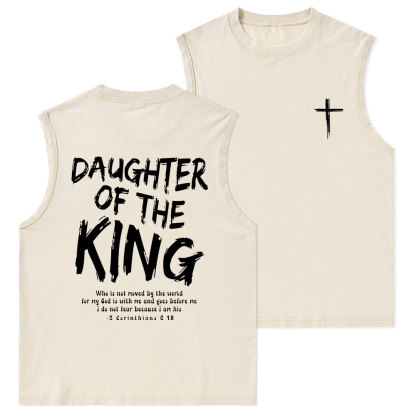 Daughter Of The King Christian Washed sleeveless Tee