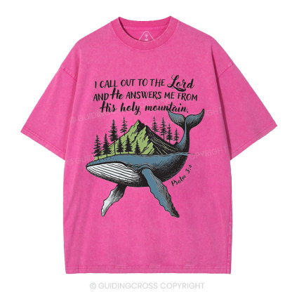 Call Out To The Lord Christian Washed T-Shirt