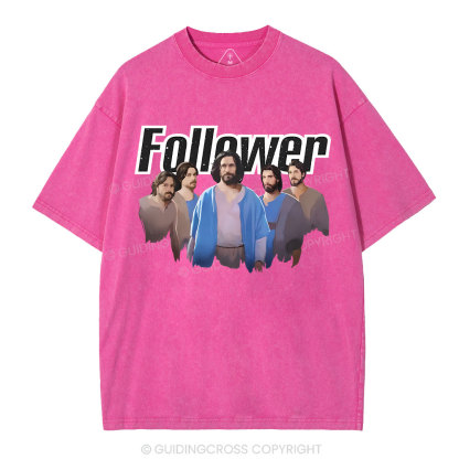 Follower Christian Washed T-Shirt