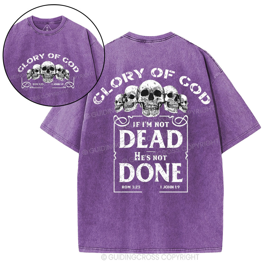 Glory Of God Christian Washed T-Shirt