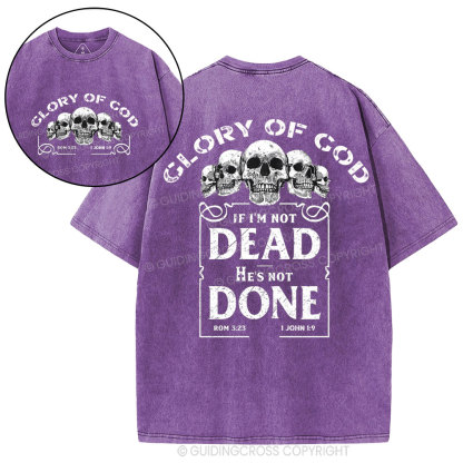 Glory Of God Christian Washed T-Shirt
