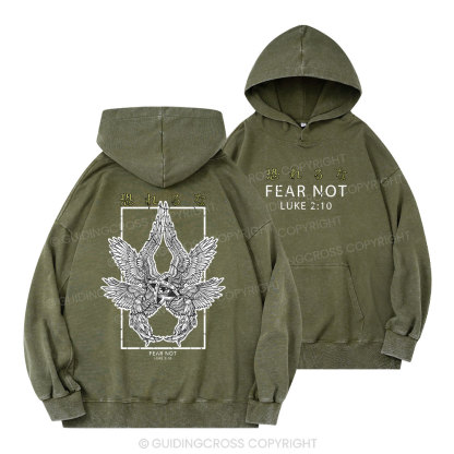 Fear Not Christian Washed Hoodie