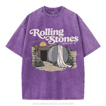 Rolling Stone Christian Washed T-Shirt