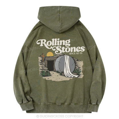Rolling Stone Christian Washed Hoodie