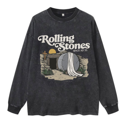 Rolling Stone Christian Washed Long Sleeve T-Shirt