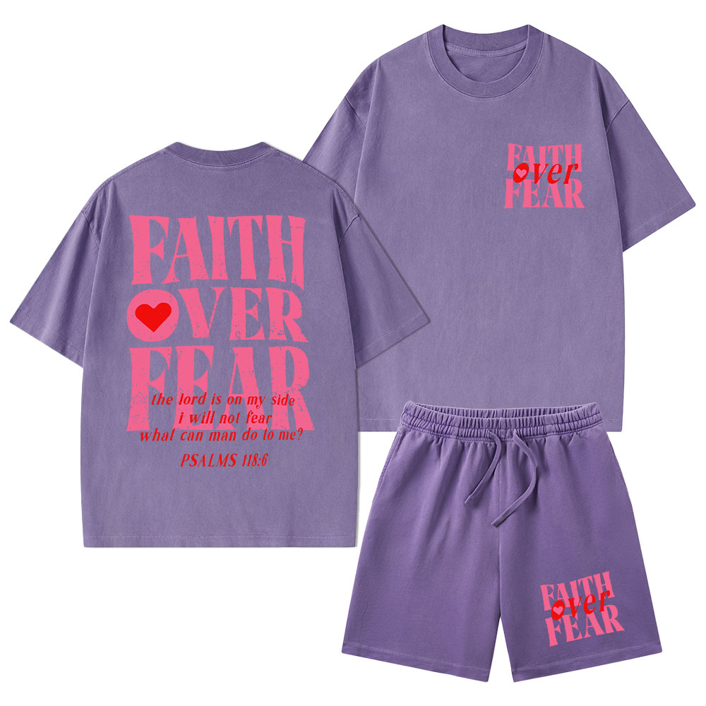 Daughter Of The King Christian Washed T-Shirt & Shorts
