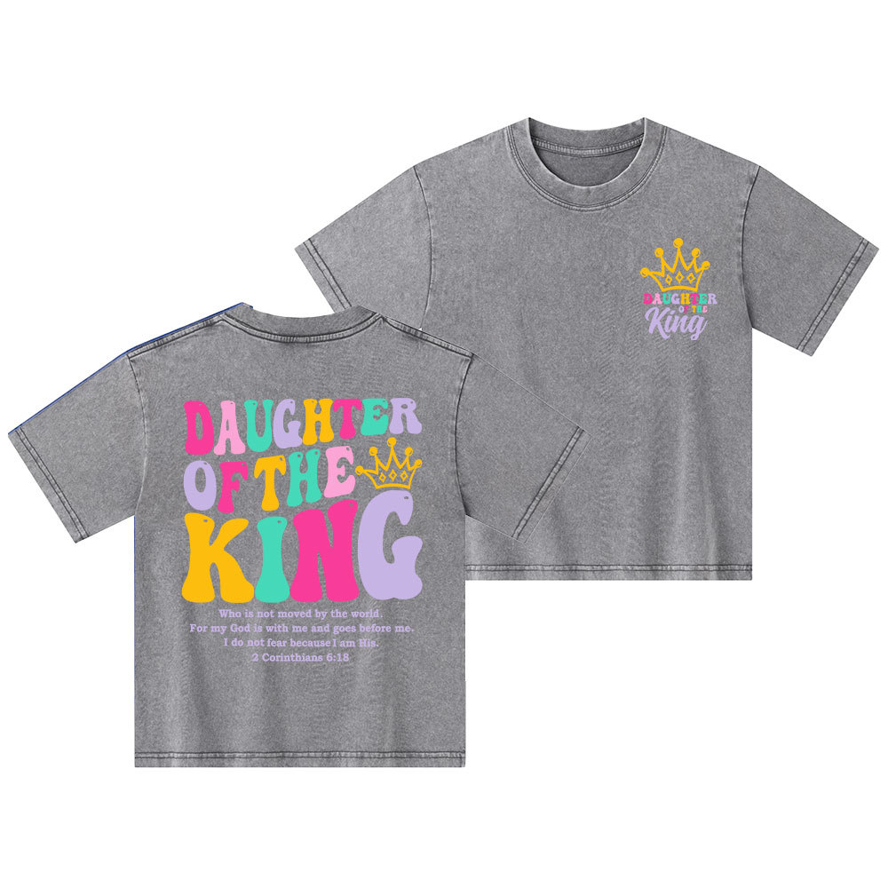 Daughter Of The King Kid Washed T-Shirt