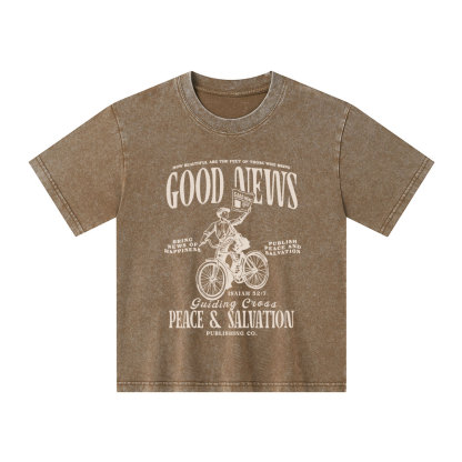 Good News Kid Washed T-Shirt
