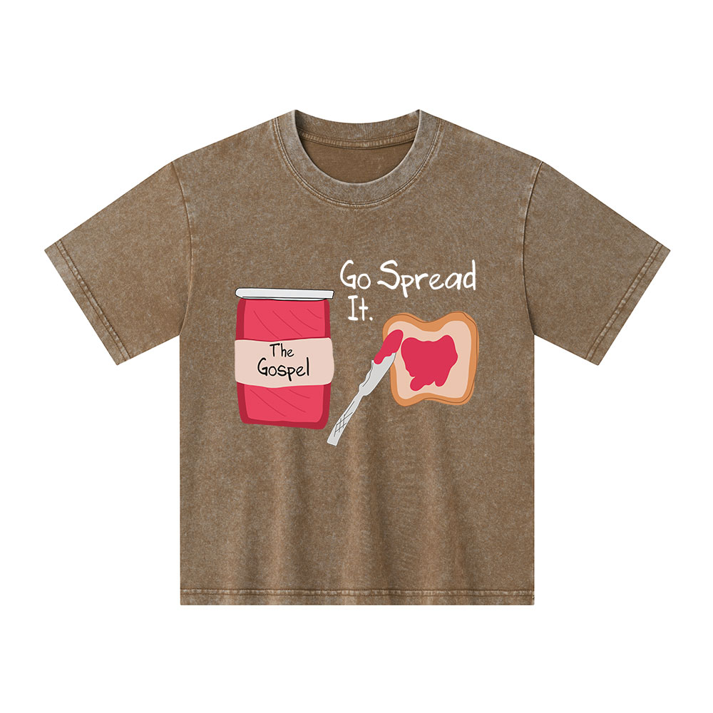 The Gospel Go Spread It Kid Washed T-Shirt