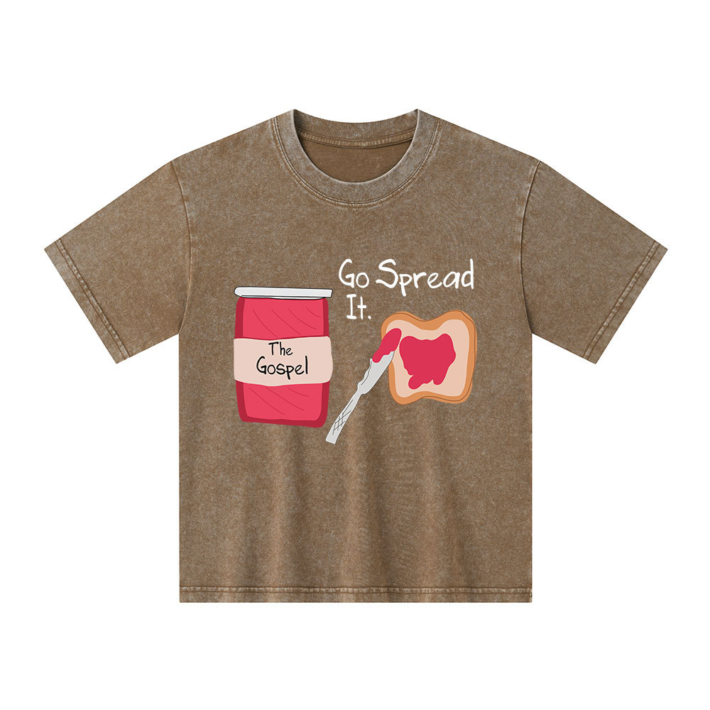 The Gospel Go Spread It Kid Washed T-Shirt