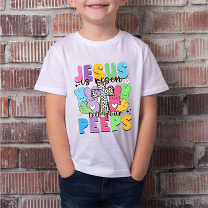 Jesus Is Risen Christian Kid T-Shirt