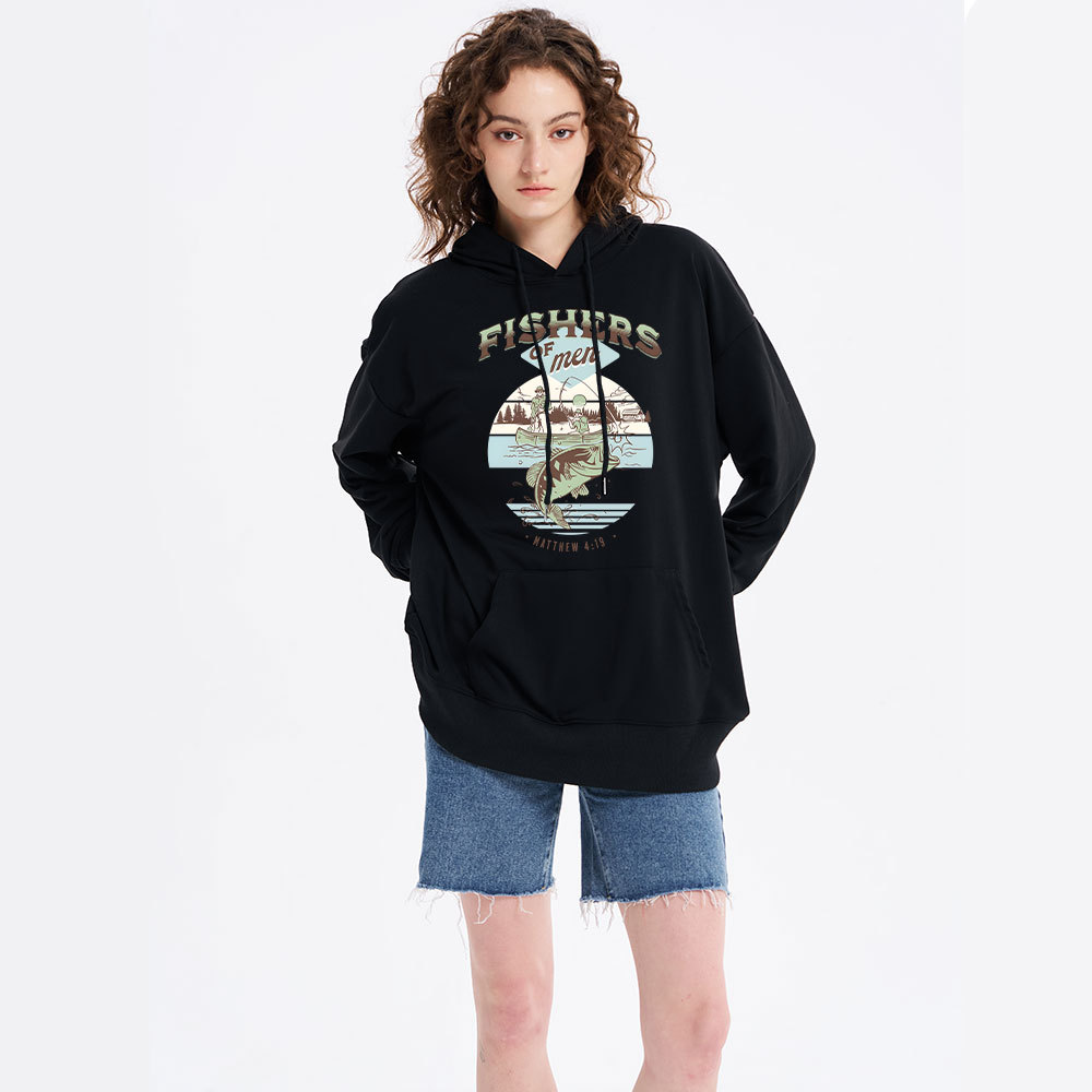 Fishers Of Men Matthew 4:19 Christian Hoodie