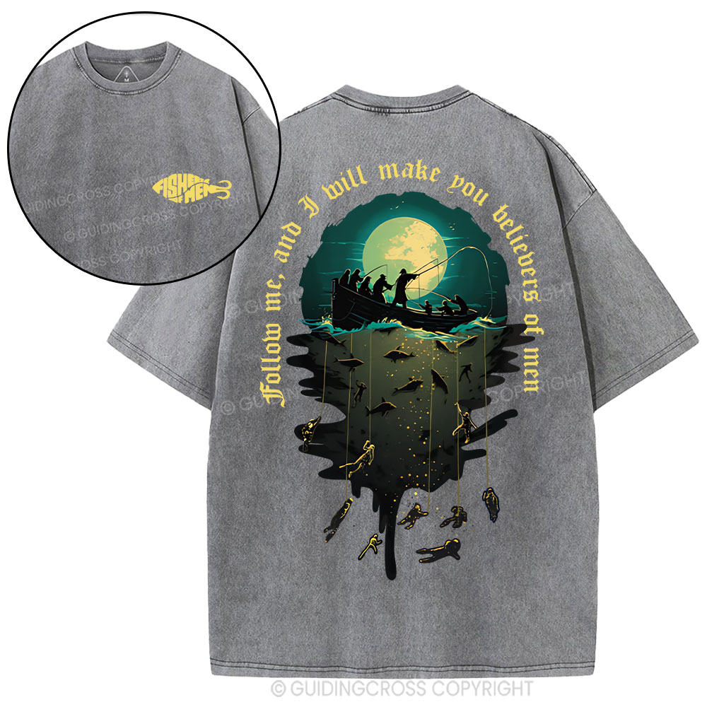 Fisher Of Man Christian Washed T-Shirt
