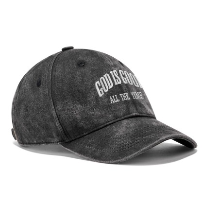 God Is Good All The Time Christian Washed Hat