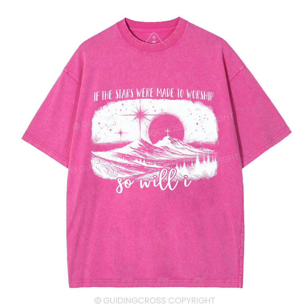 So Will I Christian Washed T-Shirt