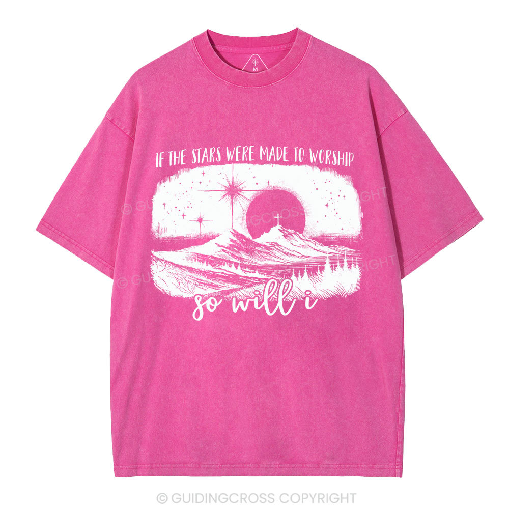 So Will I Christian Washed T-Shirt