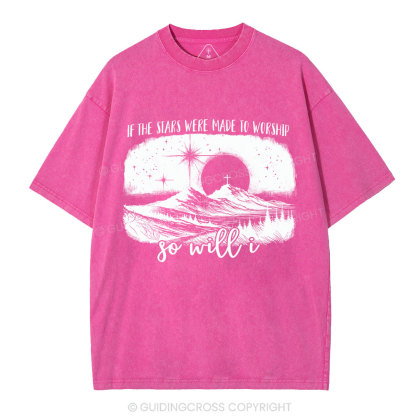 So Will I Christian Washed T-Shirt