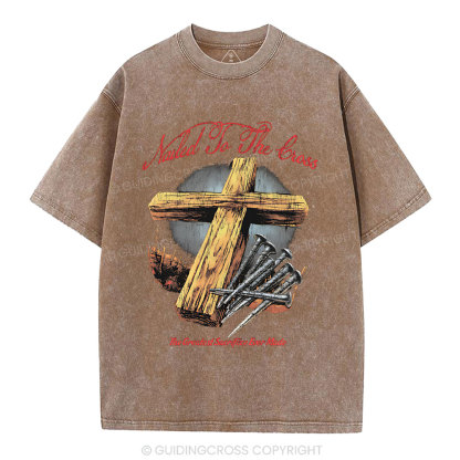 Made To The Cross Christian Washed T-Shirt
