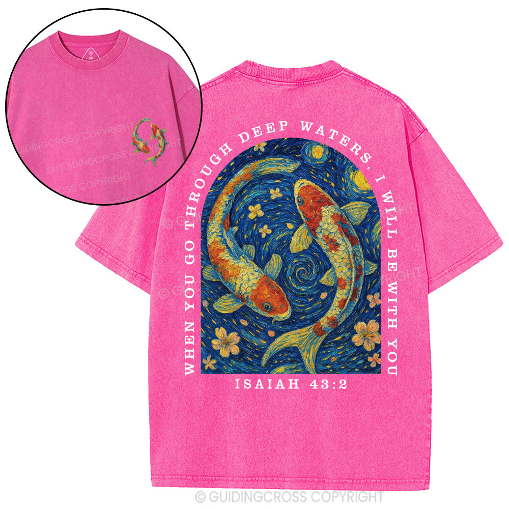 I Will Be With You Christian Washed T-Shirt