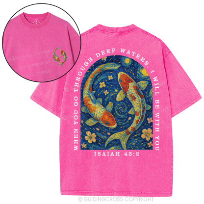 I Will Be With You Christian Washed T-Shirt