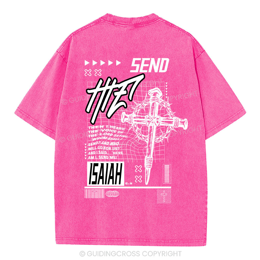 Send Me Christian Washed T-Shirt