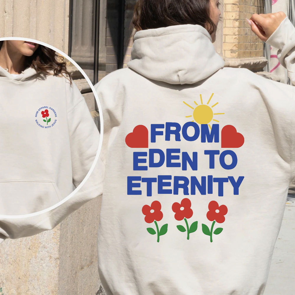 From Eden To Eternity Christian Fleece Hoodie Set