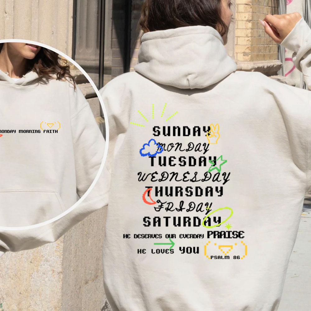 Monday Morning Faith Christian Fleece hoodie Set