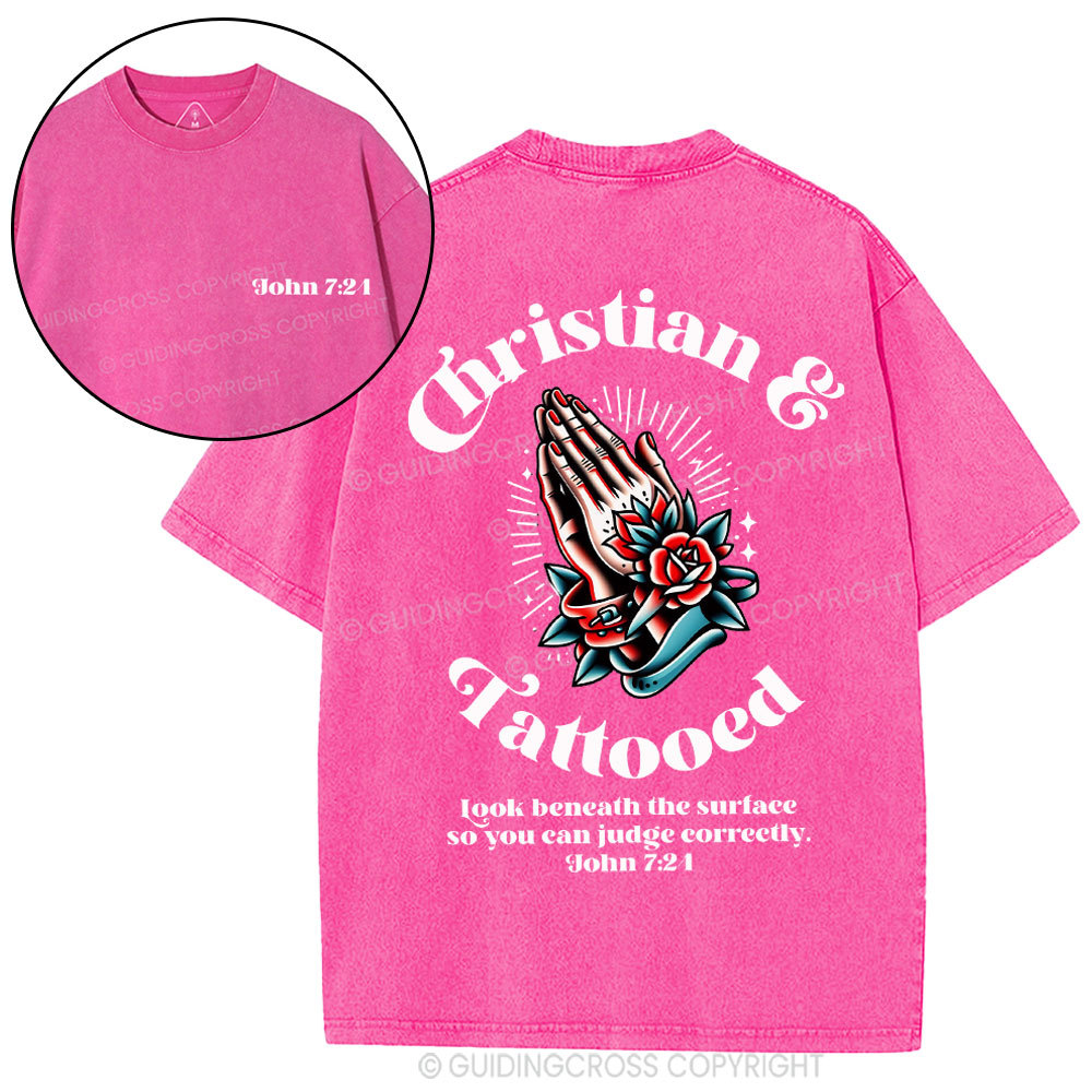Christian & Tattooed Christian Washed T-Shirt