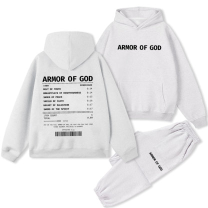 Armor Of God Christian Premium Fleece Hoodie Set