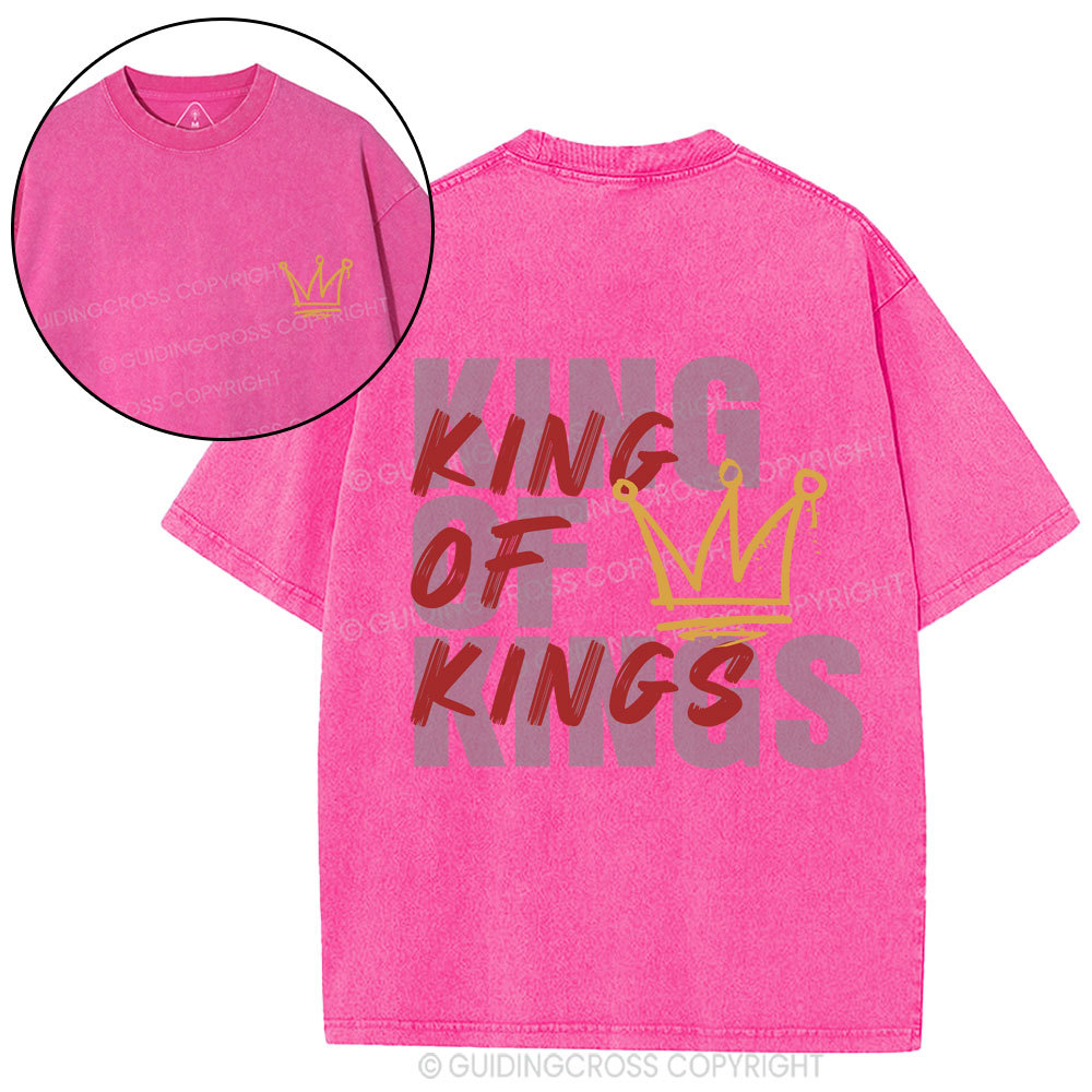 King Of Kings Christian Washed T-Shirt