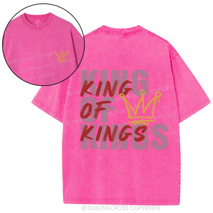 King Of Kings Christian Washed T-Shirt
