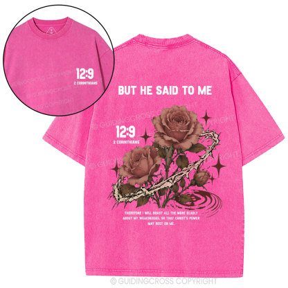 Therefore I Will Boast All The Nore Gladly Christian Washed T-Shirt