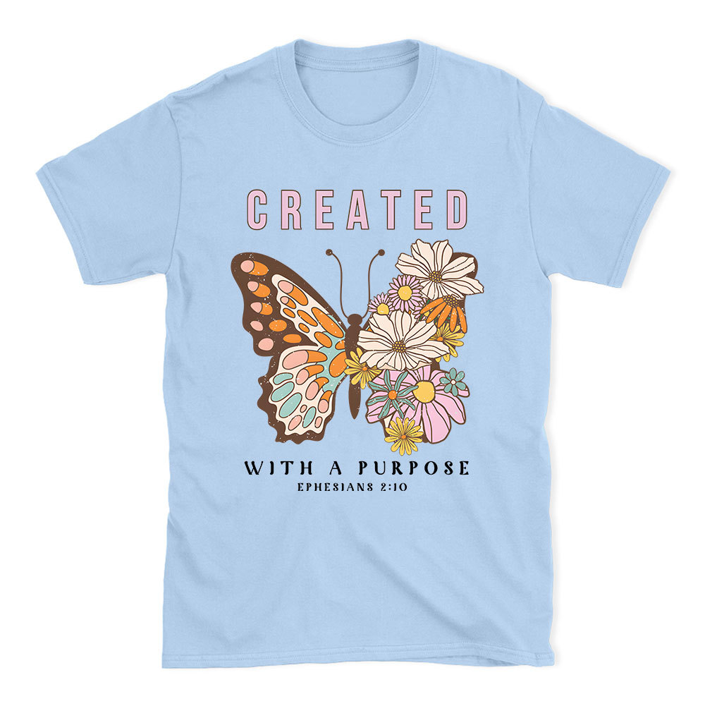 Created With Purpose Christian T-Shirt