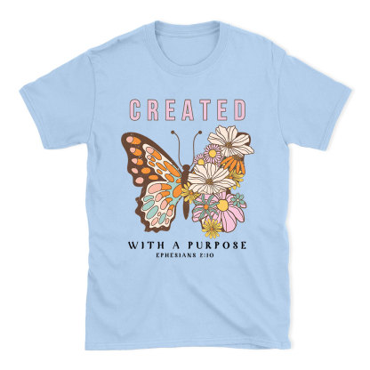 Created With Purpose Christian T-Shirt