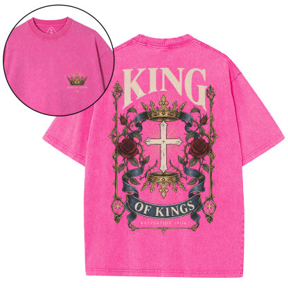 King Of Kings Christian Washed T-Shirt