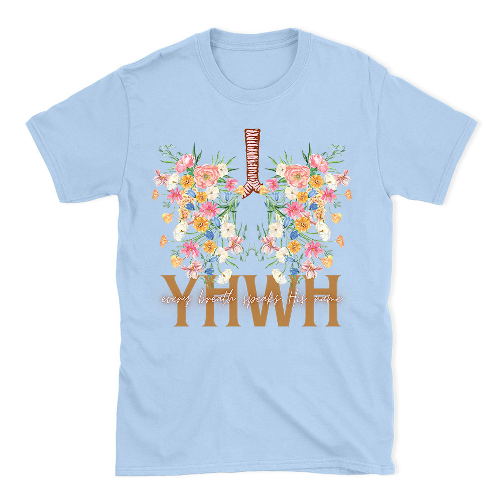 YHWH Floral Christian T-Shirt