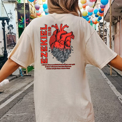 Heart Of Flesh Christian Washed T-Shirt