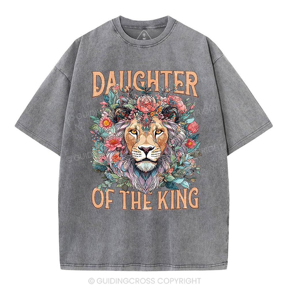 Daughter Of The King Christian Washed T-Shirt