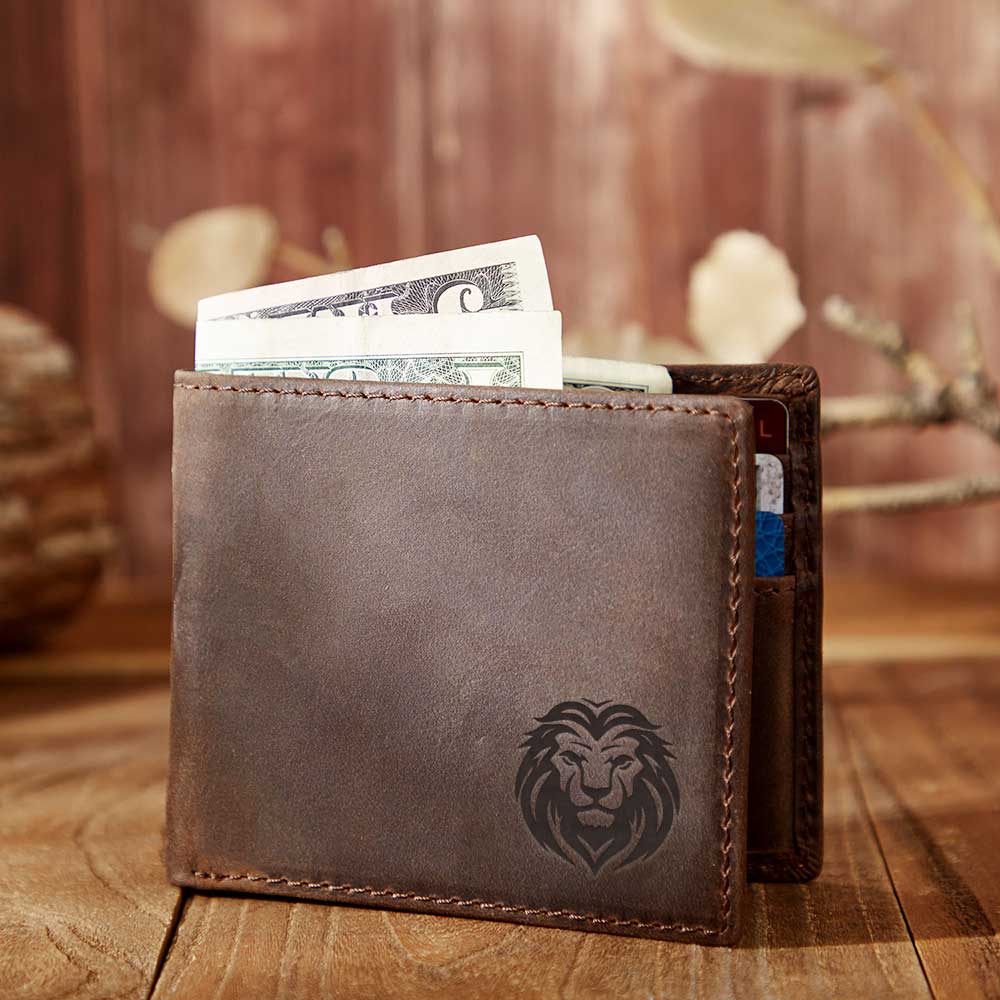 Personalized Leather Wallet