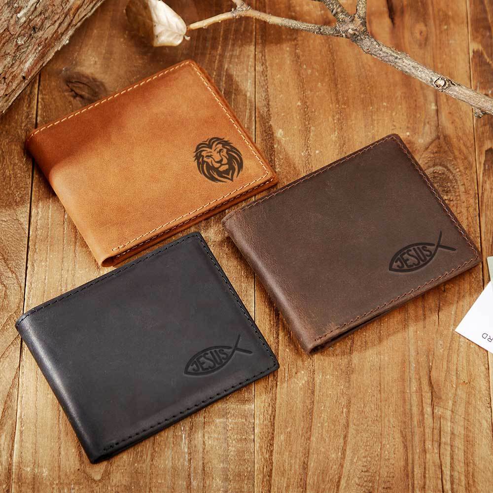 Personalized Leather Wallet