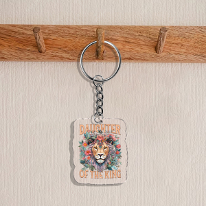 Image of Daughter Of The King Christian Acrylic Keychain