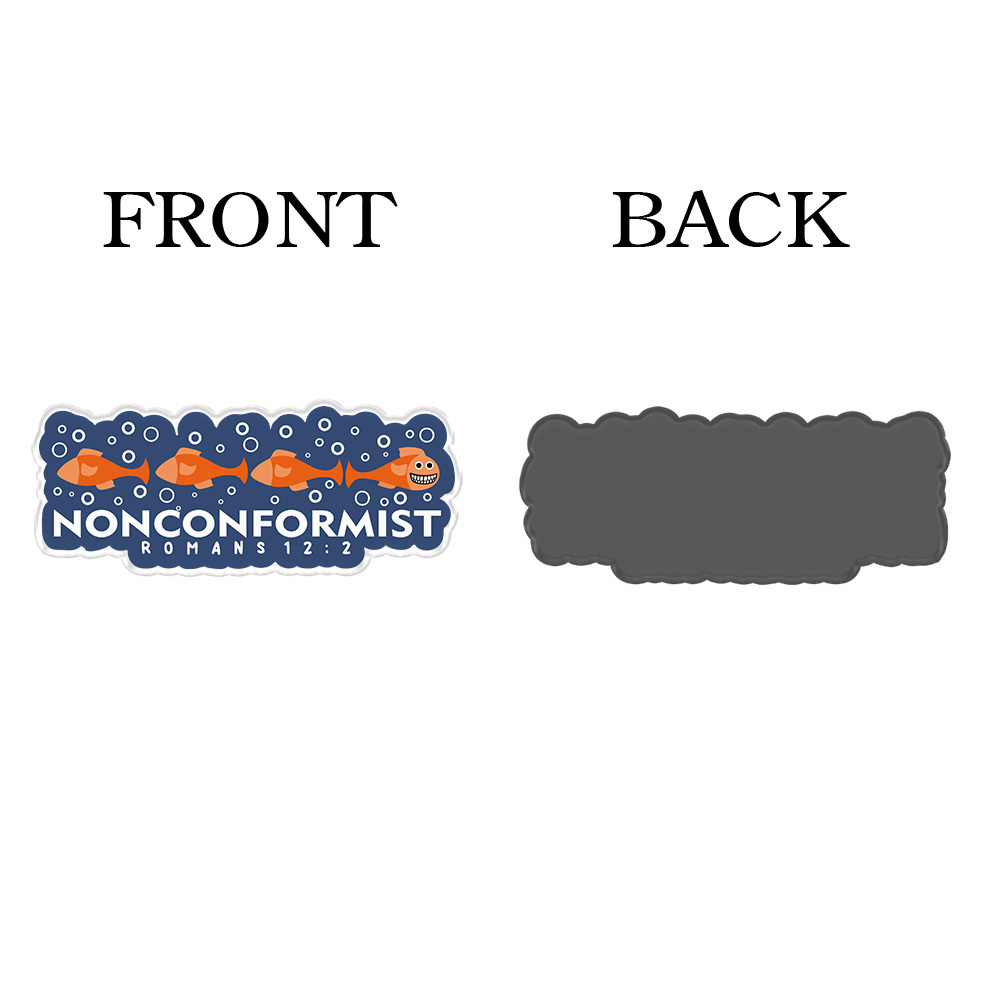 Noncomformist Acrylic Refrigerator Magnets