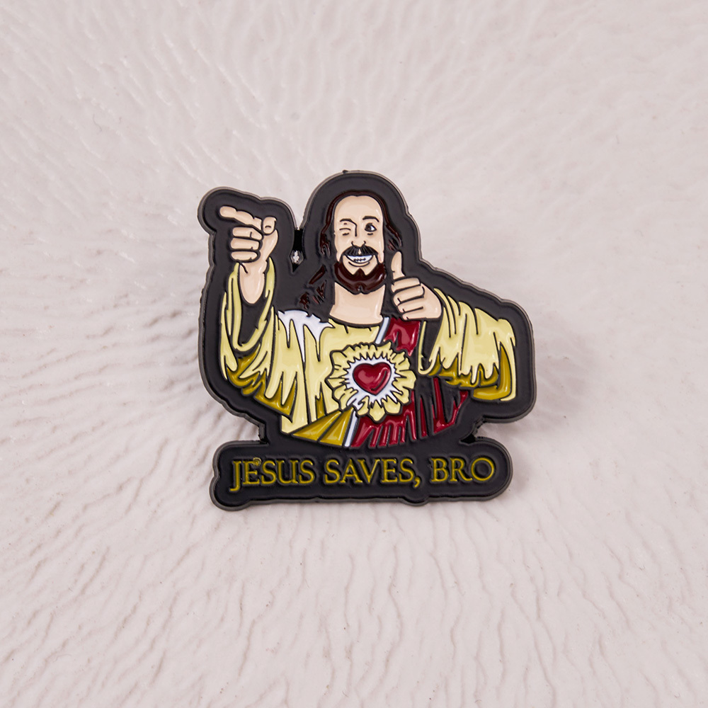 Jesus Saves Christian Pin
