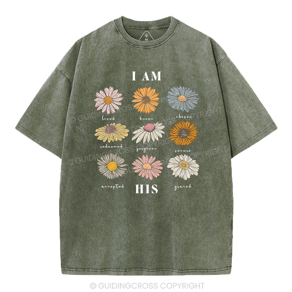I Am His Christian Washed T-Shirt