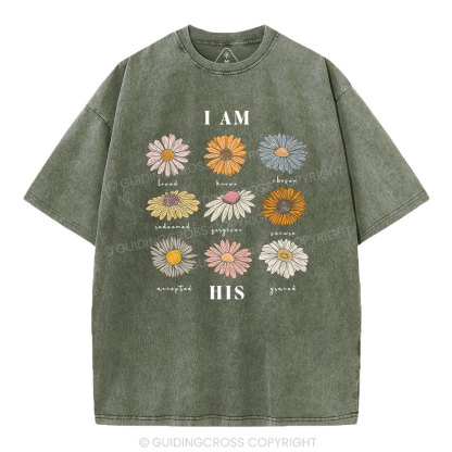I Am His Christian Washed T-Shirt